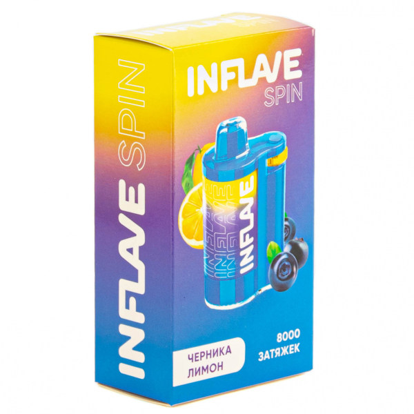 INFLAVE SPIN Черника лимон (8000 затяжек) в Иркутске