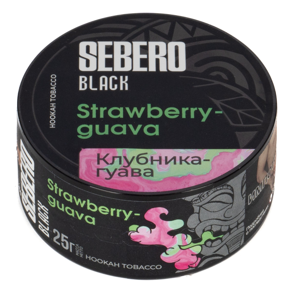 Табак Sebero Black Strawberry Guava  25 грамм в Иркутске