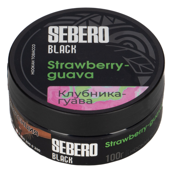 Табак Sebero Black Strawberry Guava  100 грамм в Иркутске