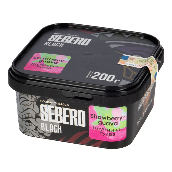 Табак Sebero Black Strawberry Guava  200 грамм в Иркутске