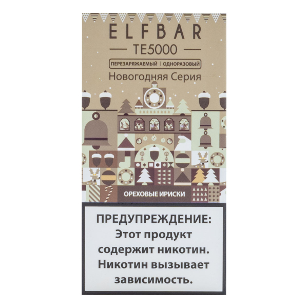 ELF BAR TE Ореховые ириски (5000 затяжек) 20 мг в Иркутске