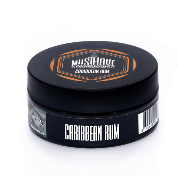 Табак MUST HAVE CARIBBEAN RUM  125 грамм в Иркутске