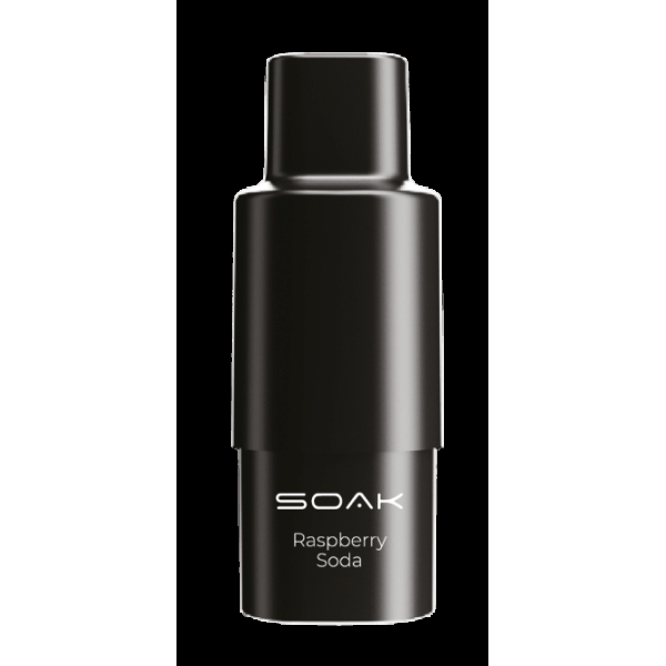 Картридж SOAK Q Малиновая газировка (1500 затяжек) в Иркутске