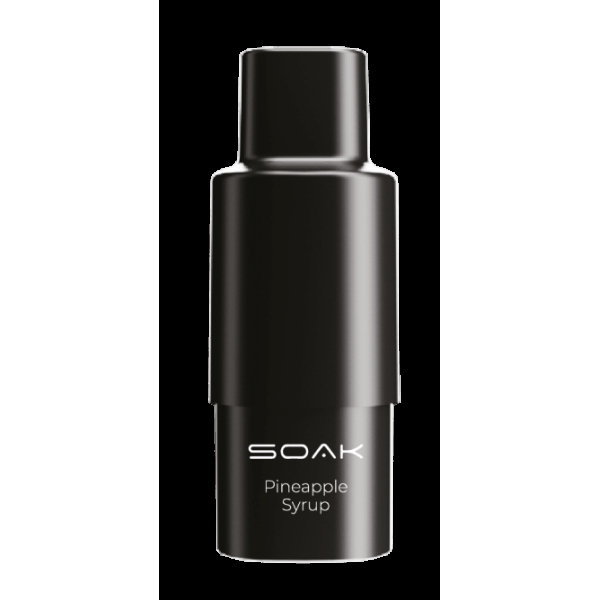 Картридж SOAK Q Ананасовый сироп (1500 затяжек) в Иркутске