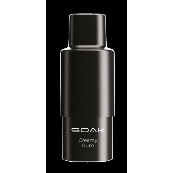 Картридж SOAK Q Кремовый ром (1500 затяжек) в Иркутске