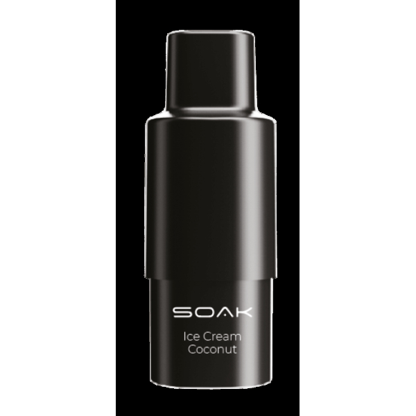 Картридж SOAK Q Кокосовое мороженое (1500 затяжек) в Иркутске