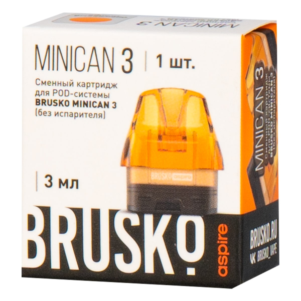 Картридж Brusko Minican 3 оранжевый в Иркутске