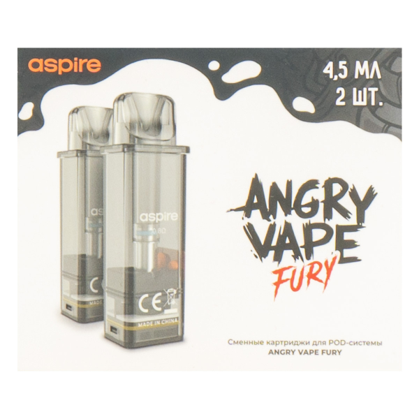 Картридж Brusko Angry Vapefury 4.5 мл (2шт) в Иркутске