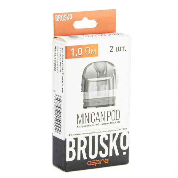 Картридж Brusko Minican прозрачный (2шт.) 0,8 в Иркутске