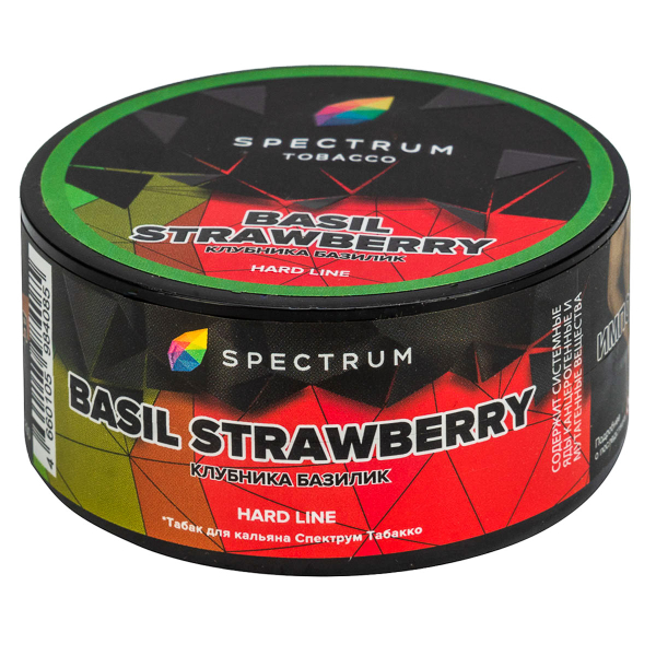 Табак Spectrum Hard Basil Strawberry  25 грамм в Иркутске