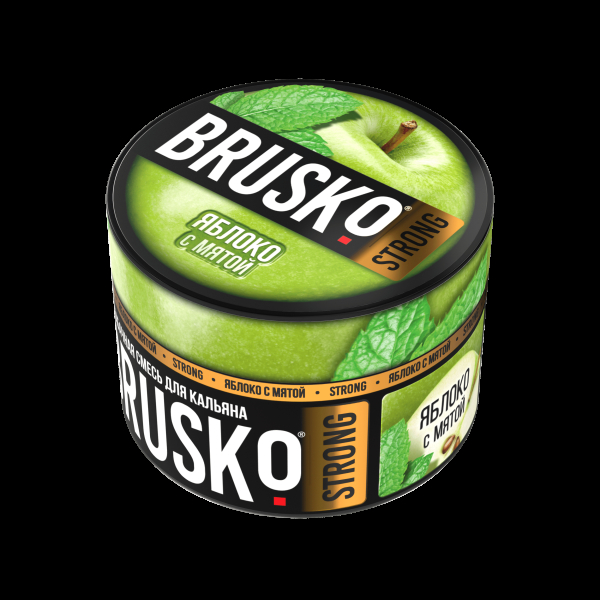 Смесь Brusko Strong яблоко с мятой  50 гр в Иркутске