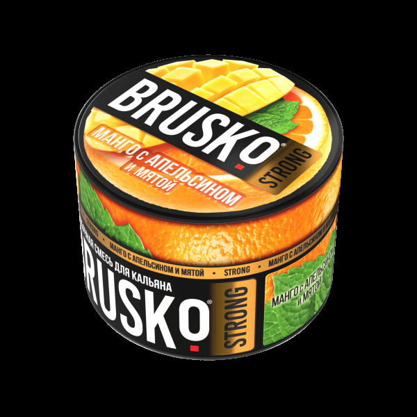 Смесь Brusko Strong манго с апельсином и мятой  50 гр в Иркутске