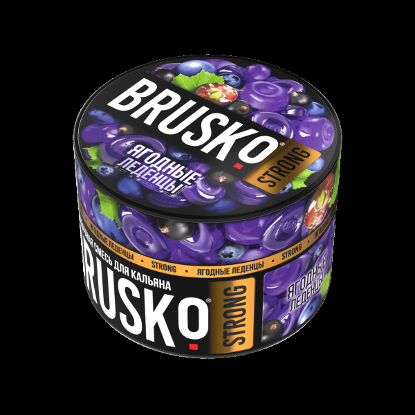 Смесь Brusko Strong ягодные леденцы  50 гр в Иркутске