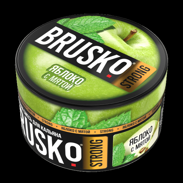 Смесь Brusko Strong яблоко с мятой  250 гр в Иркутске