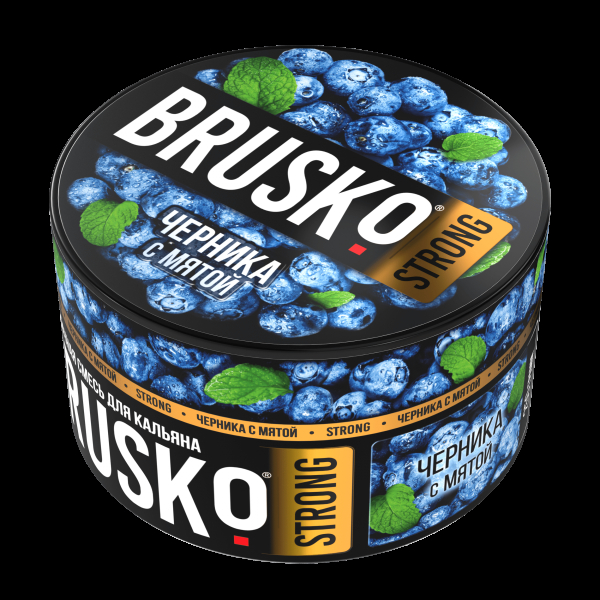 Смесь Brusko Strong черника с мятой  250 гр в Иркутске