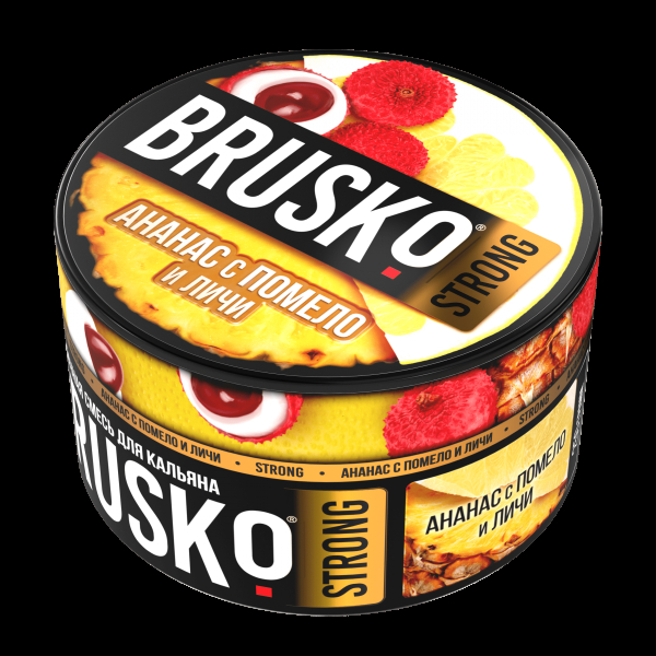 Смесь Brusko Strong ананас с помело и личи  250 гр в Иркутске
