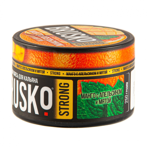 Смесь Brusko Strong манго с апельсином и мятой  250 гр в Иркутске