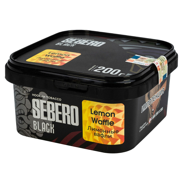 Табак Sebero Black Lemon Waffle  200 грамм в Иркутске