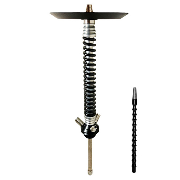 Кальян Mamay Custom V3 №12 Coilovers Хром-Черный  в Иркутске