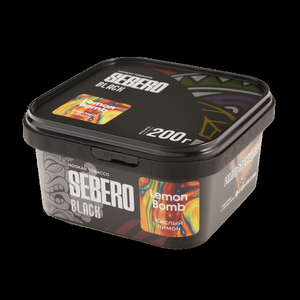 Табак Sebero Black Lemon Bomb  200 грамм в Иркутске