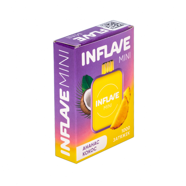 Inflave Mini Ананас Кокос (1000 Затяжек) в Иркутске