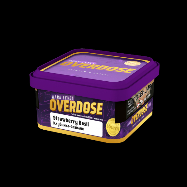 Табак Overdose Strawberry Basil  200 грамм в Иркутске