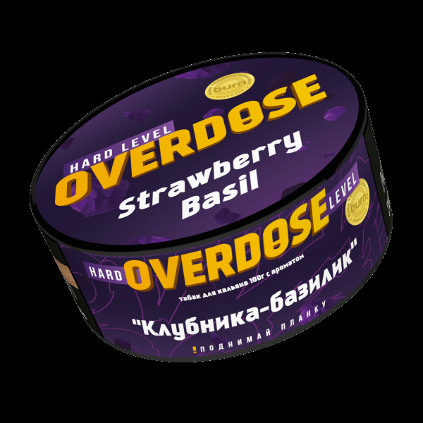 Табак Overdose Strawberry Basil  100 грамм в Иркутске