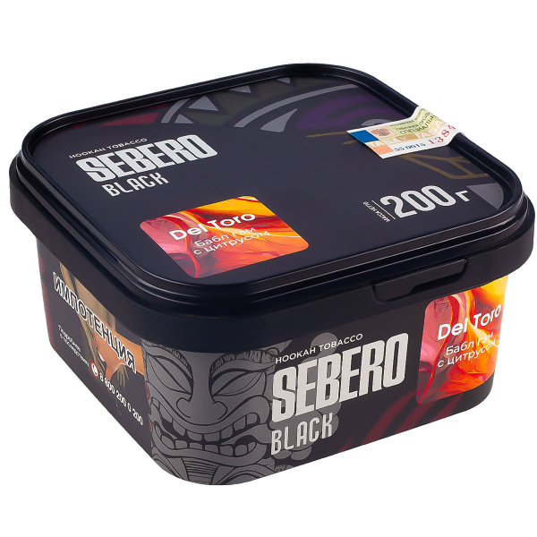 Табак Sebero Black Del Toro  200 грамм в Иркутске