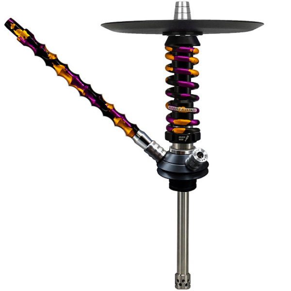 Кальян Mamay Custom Coilovers Micro Черный Пурпурно-Золотой Камуфляж  в Иркутске