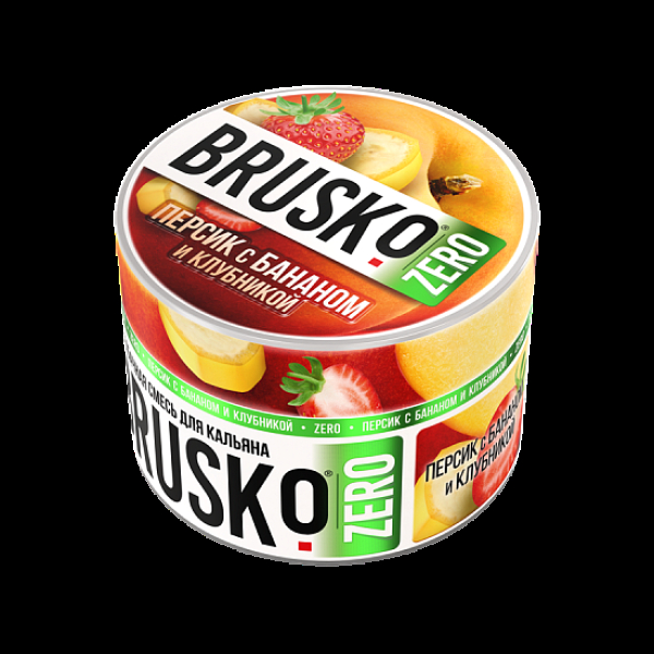Смесь Brusko Персик С Бананом И Клубникой (Zero)  50 гр в Иркутске