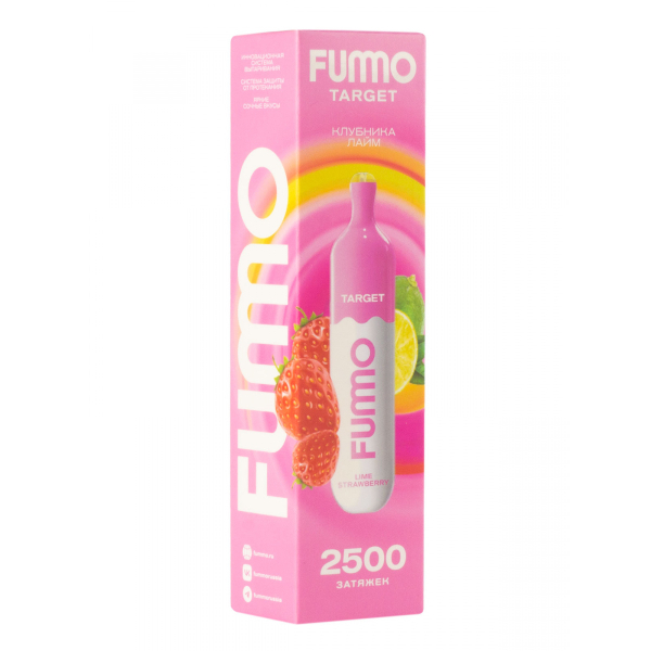 Fummo Target Клубника Лайм (2500 Затяжек) в Иркутске