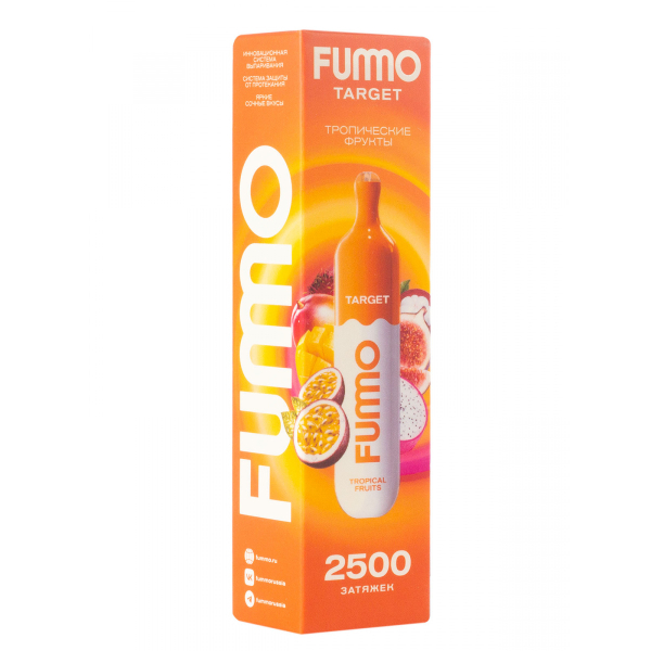 Fummo Target Тропические Фрукты (2500 Затяжек) в Иркутске