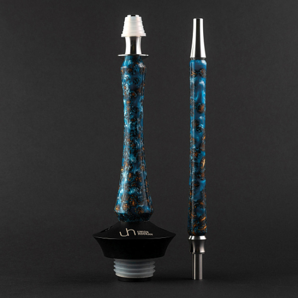 Кальян Union Hookah Sleek Акрил С Шишками Голубой   в Иркутске