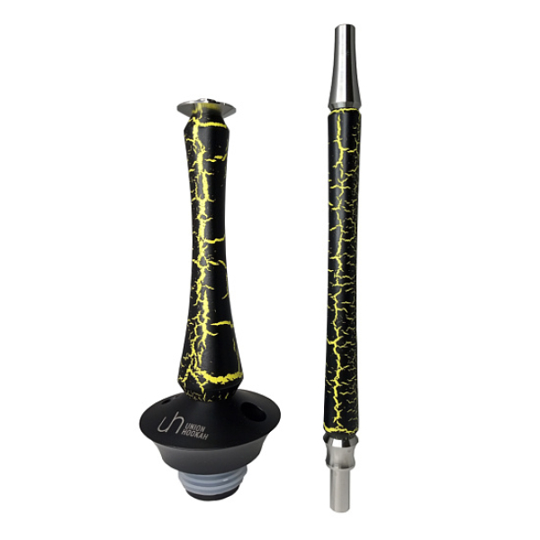 Кальян Union Hookah Sleek Кракле Желтый  в Иркутске