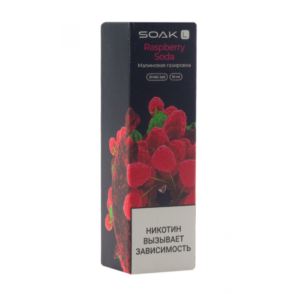 Жидкость Soak Raspberry Soda 10 Мл 2 Мг в Иркутске