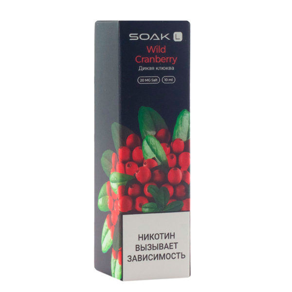 Жидкость Soak Wild Cranberry 10 Мл 2 Мг в Иркутске