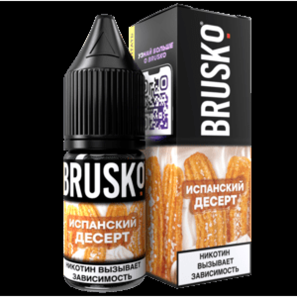 Жидкость Brusko Salt Испанский Десерт 10 Мл 2 Мг в Иркутске