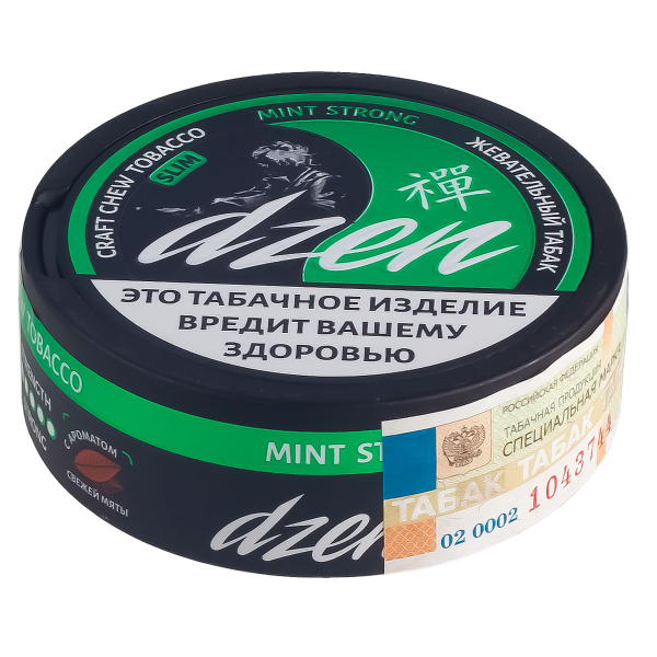 Жевательный табак Dzen Strong Slim Mint 9 грамм в Иркутске