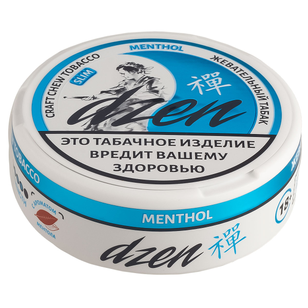 Жевательный табак Dzen Slim Menthol 9 грамм в Иркутске