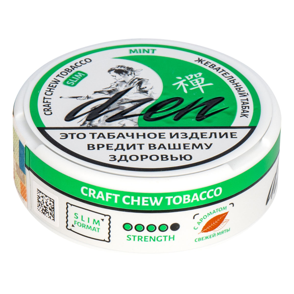 Жевательный табак Dzen Slim Mint 9 грамм в Иркутске