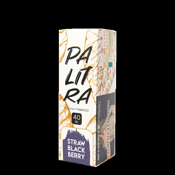 Табак Palitra Straw Black Berry (Земляника Ежевика)  40 грамм в Иркутске