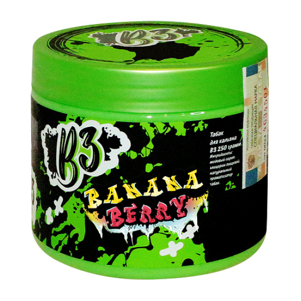 Табак B3 Bananaberry  250 грамм в Иркутске
