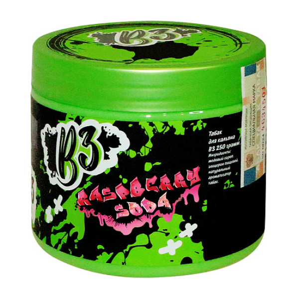 Табак B3 Raspberry Soda  250 грамм в Иркутске