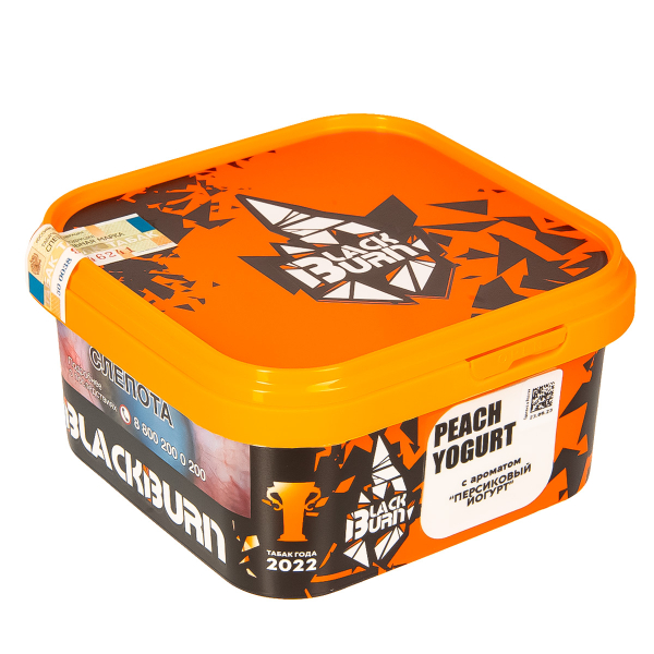 Табак Burn Black Peach Yogurt  200 грамм в Иркутске