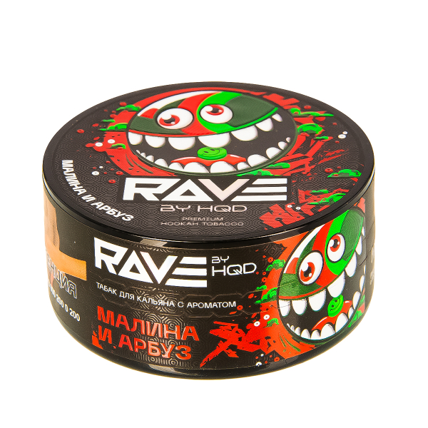 Табак Rave By Hqd Малина И Арбуз  25 грамм в Иркутске