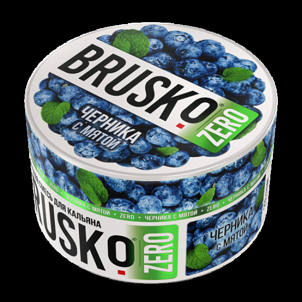 Смесь Brusko Черника С Мятой (Zero)  250 гр в Иркутске