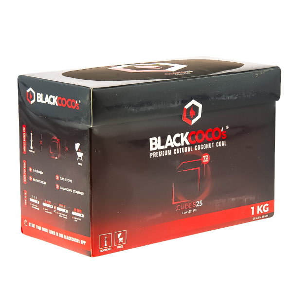 Уголь Blackcoco’s Кокосовый 72 Шт (25 Мм) в Иркутске