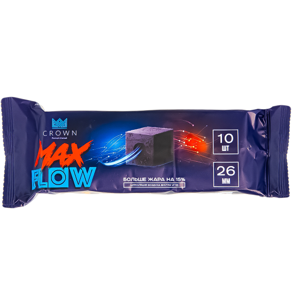 Уголь Crown Maxflow Кокосовый 10 Шт (26 Мм) в Иркутске