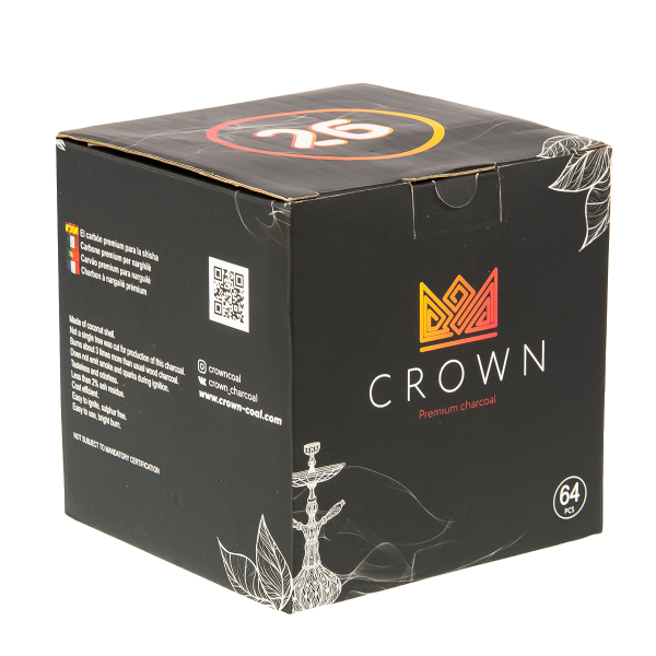 Уголь Crown Кокосовый 64 Шт (26 Мм) в Иркутске