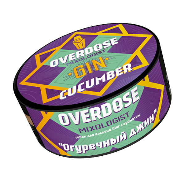 Табак Overdose Gin Cucumber  100 грамм в Иркутске